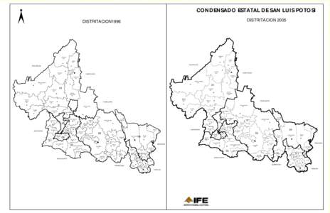 CONDENSADO ESTATAL DE SAN LUIS POTOSI DISTRITACION 2005