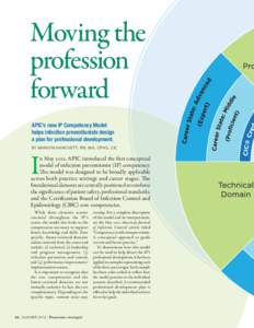 Moving the profession forward APIC’s new IP Competency Model helps infection preventionists design a plan for professional development.