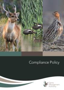 Transport in Australia / Environment / Regulatory compliance / Hunting / Environmental protection