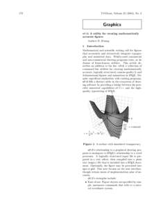 172  TUGboat, Volume[removed]), No. 2 Graphics ePiX: A utility for creating mathematically