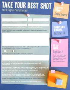TYoAuthKE YOUR BEST SHOT Dig ital Photo Contest Shape Search