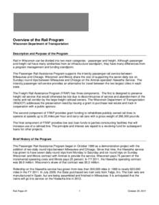 Overview of the rail program