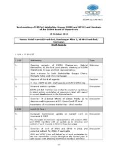 Stakeholder / Frankfurt / Internet governance / Europe / Economy of the European Union / European Insurance and Occupational Pensions Authority / European Union