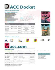 ACC Docket  REACH OUR GLOBAL MEMBERSHIP: ACC MEMBER DEMOGRAPHICS  DOING