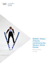 SKIING: History of Nordic combined at the Olympic Games