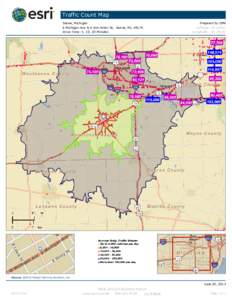Traffic Count Map Saline, Michigan E Michigan Ave & S Ann Arbor St, Saline, MI, 48176 Drive Time: 5, 10, 20 Minutes  Prepared by DPN