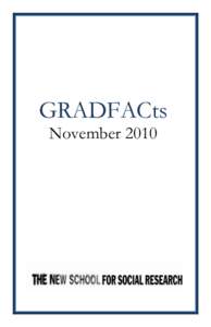 GRADFACts November 2010 ,  1