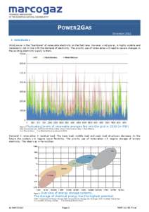 POWER2GAS DECEMBER[removed]Introduction Wind power is the “Backbone” of renewable electricity on the fast lane. However wind power, is highly volatile and necessarily not in line with the demand of electricity. The p