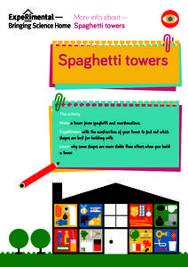 More info about— Spaghetti towers Spaghetti towers  The activity