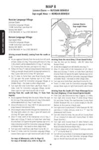MAP 8 Lesnoe Ozero — RUSSIAN BEMIDJI Sup sogu˘i Hosu — KOREAN BEMIDJI 71 idji