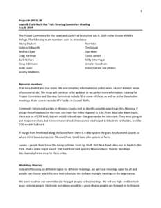 Microsoft Word - Meeting Notes - Steering Committee[removed]docx