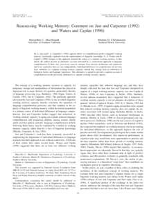 Psychological Review 2002, Vol. 109, No. 1, 35–54 Copyright 2002 by the American Psychological Association, Inc295X/02/$5.00 DOI: 295X