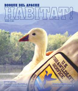 HABITAT! BOSQUE DEL APACHE VOLUME 17, 2011  IN THIS ISSUE...