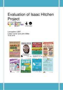 Evaluation of Isaac Hitchen Project Lancashire LGBT Lewis Turner and John Miller