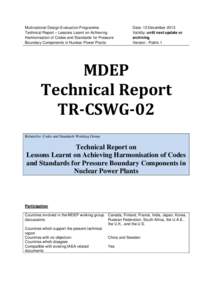 TR-CSWG-02-Technical report-Harmonization_of_Pressure-Boundary_Codes_and_Standards