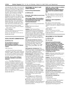 [removed]Federal Register / Vol. 72, No[removed]Monday, March 19, [removed]Rules and Regulations automatically take effect at the end of 45 days of continuous session of Congress