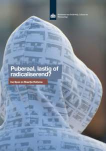 Puberaal, lastig of radicaliserend? Ine Spee en Maartje Reitsma 2