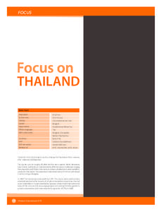 IMP INFODENT4-10_4:Layout[removed] Pagina 10  FOCUS THAILAND Basic Facts