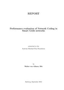 Performance evaluation of Network Coding in Smart Grids networks