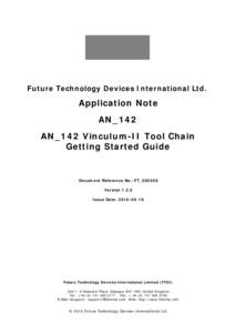 AN_142 Vinculum-II Tool Chain Getting Started Guide