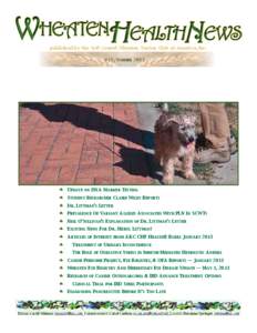 published by the Soft Coated Wheaten Terrier Club of America, Inc. #15, Summer 2013 QQ Update  on