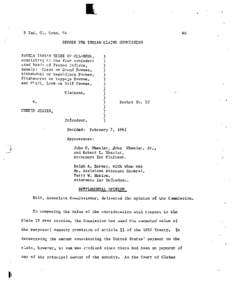 9 Ind. C l . Ccmm, 9 4  BEFORE TRE I N D I A N CLAIMS COMMISSION PAVREE I D I A N TRIBE OP OICL4NOMA, c o n s i s t i n g o f t 3 e f m r confedere t e d bands o f Pawnee InZiens, namely: Chaui o r Grand Pawnee,