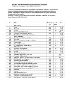 Please note: Several of the cemeteries on the list below show the words “in process” beside them