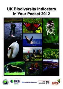 UK Biodiversity Indicators in Your Pocket 2012