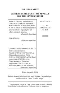 FOR PUBLICATION  UNITED STATES COURT OF APPEALS FOR THE NINTH CIRCUIT SABRINA LAGUNA, an individual; CARLOS ACEVEDO, an individual;