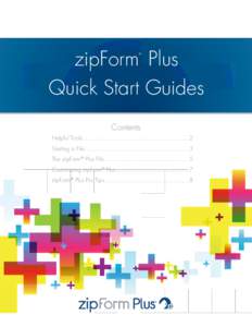 Microsoft Word - Getting Started with zipForm Plus