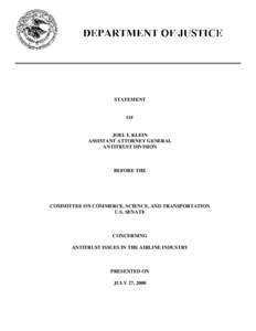 Civil aviation / Open Travel Alliance / Star Alliance / Airline deregulation / Aviation law / Airline Deregulation Act / US Airways / Airline / American Airlines / Aviation / Transport / Economics of regulation