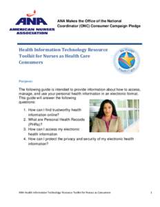 Telehealth / International standards / Medical informatics / Personal health record / Electronic health record / EHealth / Health Insurance Portability and Accountability Act / Nationwide Health Information Network / Health information management / Health / Health informatics / Medicine