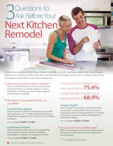 3 Next Kitchen Questions to Ask Before Your  Remodel