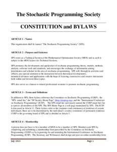 Super Proton Synchrotron / Science / Engineering / Parliamentary procedure / Quorum / Mathematical Programming Society