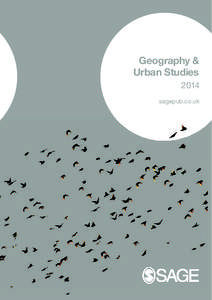 Geography & Urban Studies 2014 sagepub.co.uk  Contact us