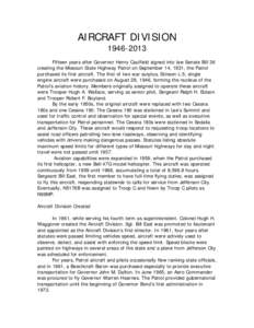 Microsoft Word - History of Aircraft Division.doc