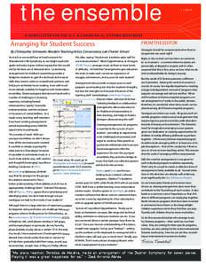 the ensemble  1 | 2014 A NE WSLE T TER FOR THE U.S. & C ANADIAN EL SISTEMA MOVEMENT
