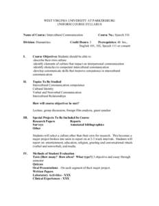 Microsoft Word - Uniform Syllabus for Speech 316.doc