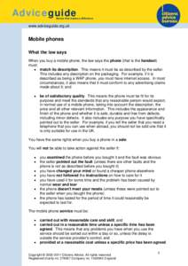 Microsoft Word - Mobile phones.doc