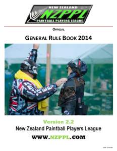 OFFICIAL  GENERAL RULE BOOK 2014 Version 2.2