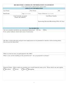 United States Coast Guard / Question / Management / Social psychology / Recruiting Service Ribbon / Employment / Recruiter / Recruitment