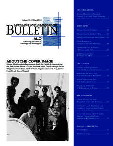 FEATURE ARTICLE  Volume[removed]March 2010 BULLETIN LIMNOLOGY AND OCEANOGRAPHY