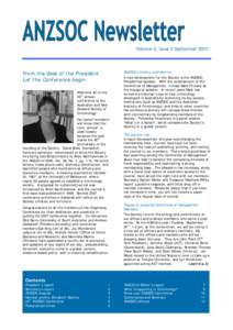 ANZSOC newsletter 4(2), Sep 2007