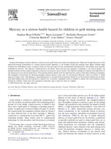 Chemical elements / Endocrine disruptors / Occupational safety and health / Transition metals / Amalgam / Methylmercury / Biomonitoring / Ethylmercury / Cadmium / Chemistry / Matter / Mercury