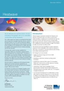 Heatwave newsletter: December 2008, No.1