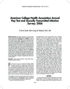 Sexually transmitted diseases and infections / Viral diseases / Pathology / Pap test / Human papillomavirus / Sexually transmitted disease / Cervical cancer / Chlamydia infection / Cervical intraepithelial neoplasia / Medicine / Papillomavirus / Gynaecological cancer