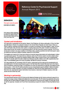 International Federation of Red Cross and Red Crescent Societies[removed]Annual report – January to December 2013