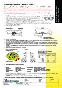 Einbau- und Einstellanweisung für ASi-busfähige Endschaltermodul von KINETROL .... –003U EEx ed IIC T6 Hinweis: Wird die Endschaltereinheit separat ausgeliefert, muss sie bis zur Verwendung im Kunststoffbeutel gelage