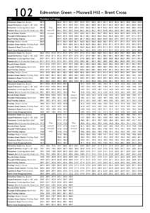 102  EdmontonGreen–MuswellHill–BrentCross 102