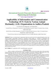 ISSN: [removed]International Journal of Innovative Research in Science, Engineering and Technology (An ISO 3297: 2007 Certified Organization)  Vol. 3, Issue 6, June 2014